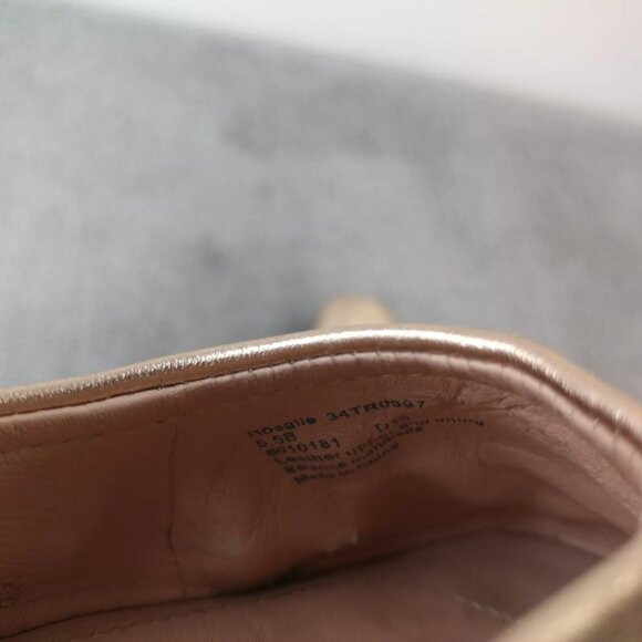 Taryn Rose Ballet Flats Rosalie Womens Size 5.5 Shoes Rose Gold Metallic Slip On - Picture 10 of 11